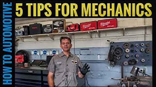 给机修工的5个汽车修理技巧