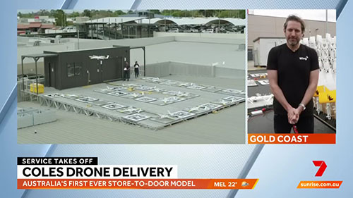 Coles的无人机送货服务今天推出