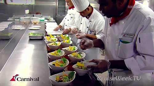 嘉年华邮轮的独家幕后厨房之旅