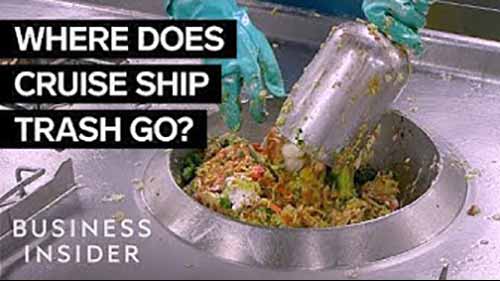 如何处理世界最大邮轮上的垃圾