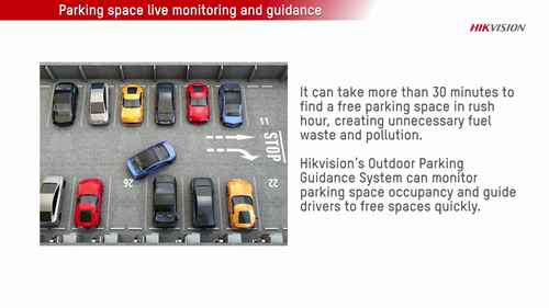 海康威视户外停车引导系统