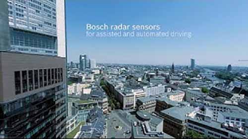博世辅助自动驾驶的雷达传感器