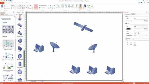 如何绘制电信网络图