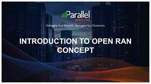 开放式无线接入网的概念