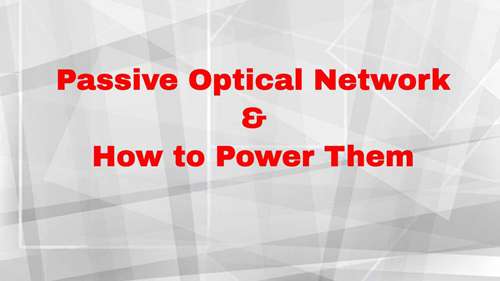 简单无源光网络