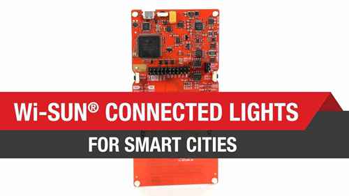智能城市Wi-SUN连接灯演示