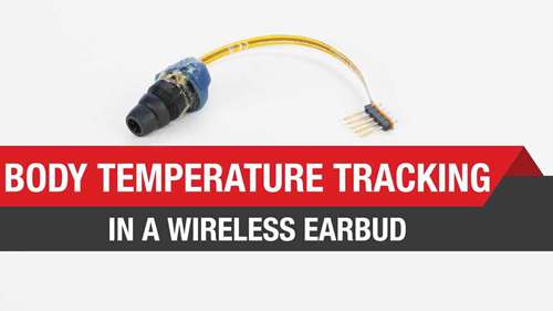 无线耳塞中的体温跟踪