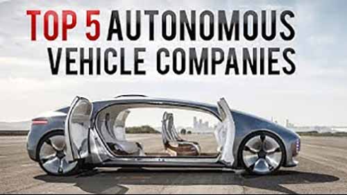 特斯拉与5大自动驾驶汽车公司