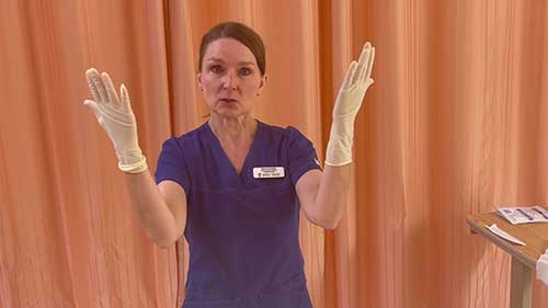 复杂伤口护理 03 戴上无菌手套