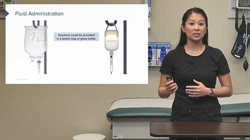 静脉输液用物准备