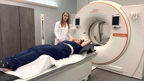 CT模拟定位：胸部定位