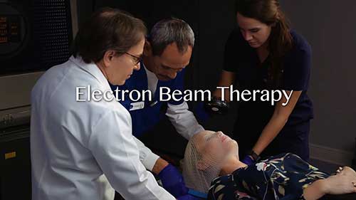 电子束治疗皮肤癌