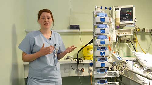 重症监护室中的设备