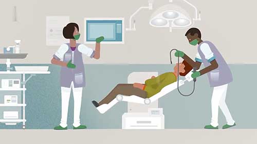 支气管镜检查动画演示