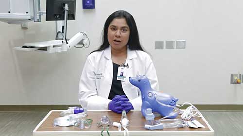 儿童雾化吸入的操作方法