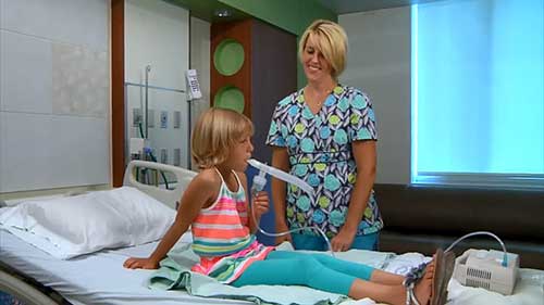 如何使用儿童雾化面罩