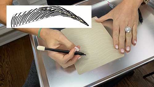 文眉皮上练习：过渡