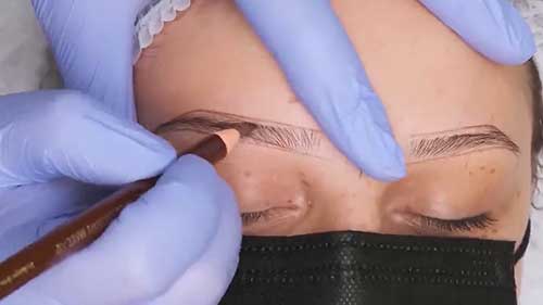 粉雾眉操作全过程