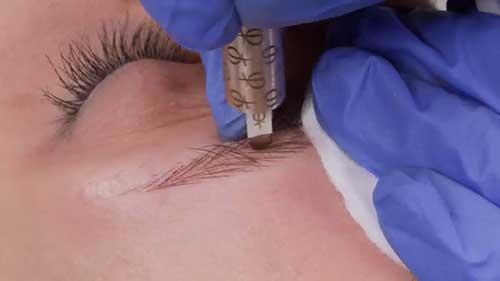 仿生眉操作全过程