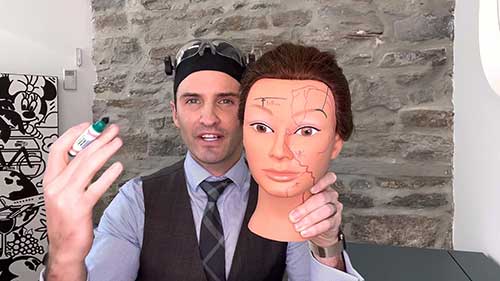 美容注射解剖图解：填充深度