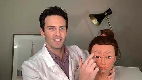 美容注射解剖图解：肉毒素注射深度