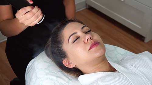 面部冷冻护理体验