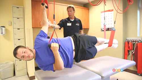 红绳悬吊运动疗法