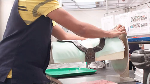 膝部支具的制造