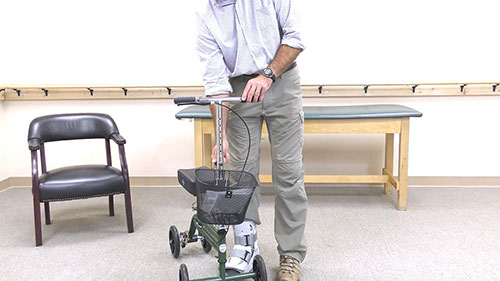 膝关节助力器的使用