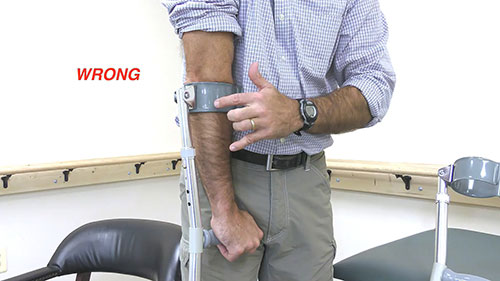 如何使用前臂型撑杖