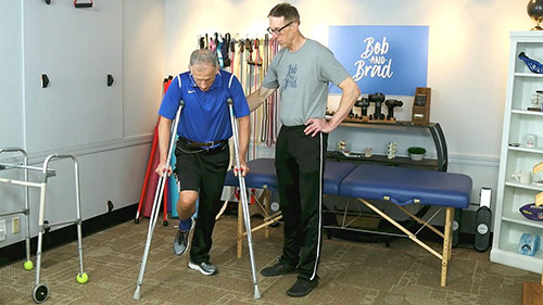 腋拐的安全使用