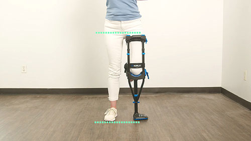 iWALK智能移动辅具 02 穿戴调节