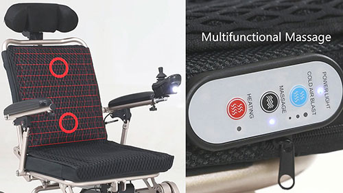 可折叠电动轮椅