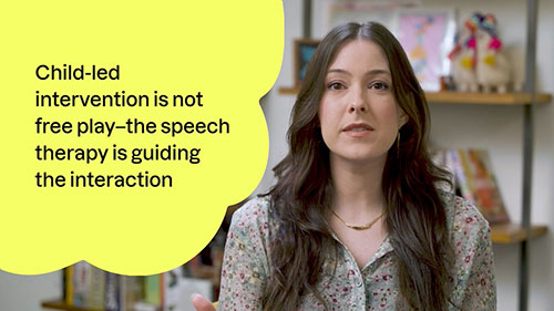儿童言语治疗：以孩子为主导