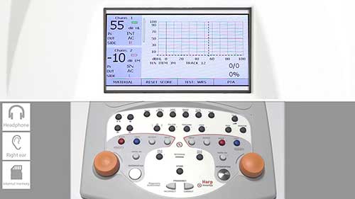 用听力计进行言语测听