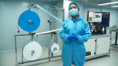 制造三层平面口罩的原材料