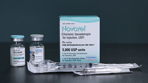 绒毛膜促性腺激素注射演示