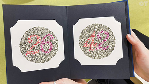 眼科检查：石原氏测试