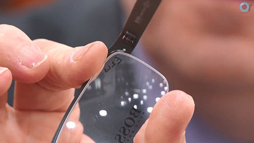 镜架维修：更换半框眼镜拉丝