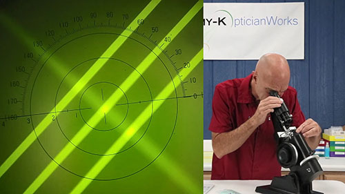 如何使用焦度计：检验单光镜片