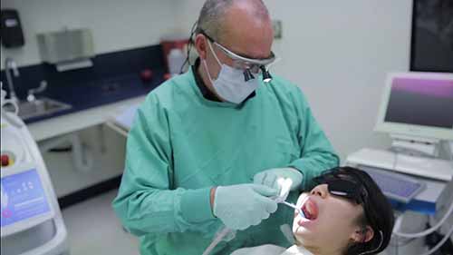 利用激光预防蛀牙