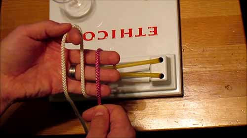 学习单手打外科结