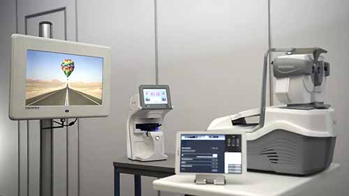 在三分钟之内完成双眼屈光检查