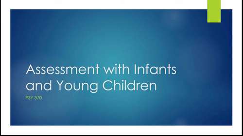 婴幼儿心理评估