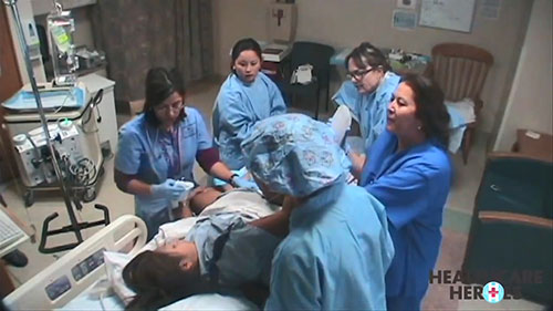 助产士接生过程