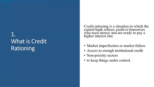 什么是信贷配给