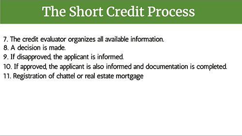 信贷决策相关知识