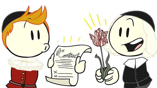 荷兰郁金香泡沫