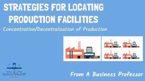 生产工厂选址策略