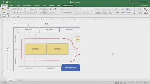 门店布局设计图